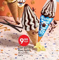 Żabka Lody Big Milk King Rożek waniliowy z sosem czekoladowym oferta