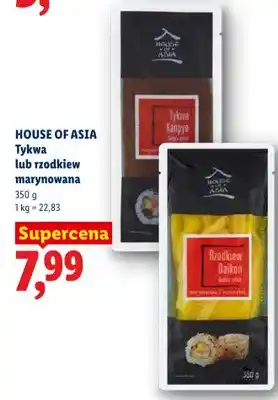Lidl Rzodkiew marynowana House of Asia oferta