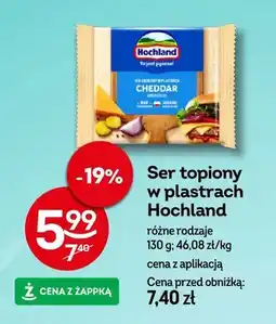 Żabka Ser topiony w plastrach Hochland oferta