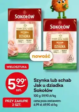 Żabka Szynka Jak u dziadka Sokołów oferta