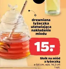 Netto Słoik na miód z łyżeczką ø9,6cm wys.14,2cm oferta