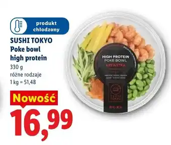 Lidl Poke bowl high protein Sushi Tokyo oferta