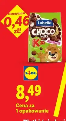 Lidl Płatki śniadaniowe Choco Kulki Lubella Kubuś oferta