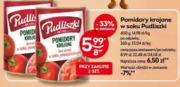 Żabka Pomidory krojone w soku Pudliszki oferta