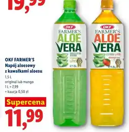 Lidl Napój aloesowy z kawałkami aloesu mango OKF Farmer's oferta
