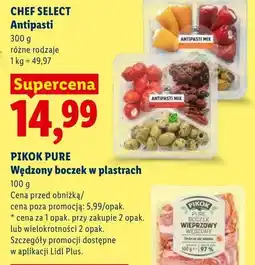 Lidl Wędzony boczek w plastrach Pikok Pure oferta