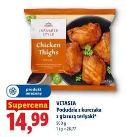 Lidl Podudzia z kurczaka z glazurą teriyaki Vitasia oferta