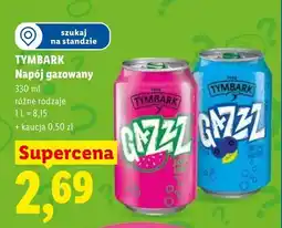 Lidl Napój gazowany Tymbark Gazzz jabłko-jagoda oferta