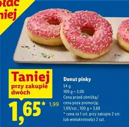 Lidl Donut pinky oferta