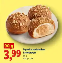 Lidl Pączek z nadzieniem krówkowym oferta