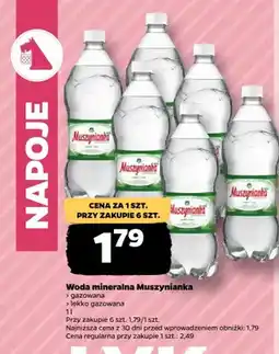 Netto Woda mineralna Muszynianka gazowana oferta