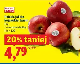 Lidl Jabłka kujawskie polskie luzem oferta