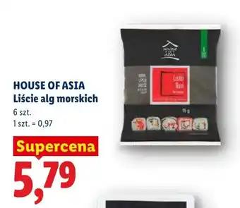 Lidl Liście alg morskich House of Asia oferta