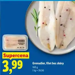 Lidl Grenadier filet bez skóry oferta