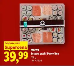 Lidl Zestaw sushi Party Box Mowi oferta