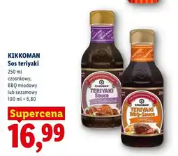 Lidl Sos teriyaki BBQ miodowy Kikkoman oferta