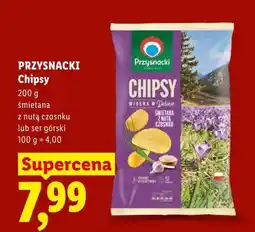 Lidl Chipsy Przysnacki ser górski oferta