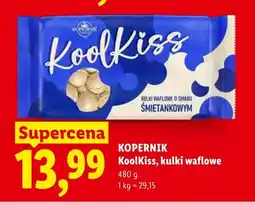 Lidl Kulki waflowe KoolKiss Kopernik o smaku śmietankowym oferta
