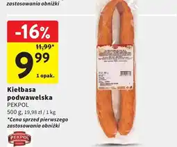 Intermarche Kiełbasa podwawelska Pekpol oferta