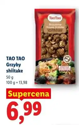 Lidl Grzyby shiitake suszone Tao Tao oferta