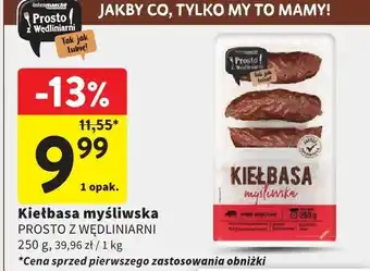 Intermarche Kiełbasa myśliwska Prosto z Wędliniarni oferta