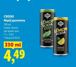 Lidl Napój gazowany Crodo lemon zero oferta