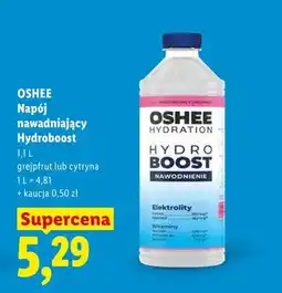 Lidl Napój nawadniający Hydroboost Oshee cytryna oferta