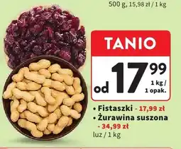 Intermarche Żurawina suszona luz oferta