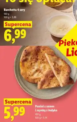 Lidl Panini z serem i szynką z indyka oferta
