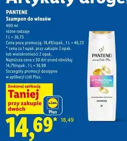 Lidl Szampon do włosów Pantene Active Nutri-Plex oferta