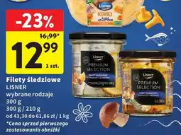 Intermarche Filety śledziowe Lisner Premium Selection oferta
