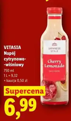Lidl Napój cytrynowo-wiśniowy Vitasia Japanese Style oferta