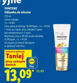 Lidl Odżywka do włosów Pantene Active Nutri-Plex oferta