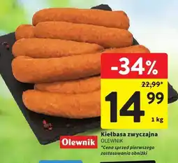 Intermarche Kiełbasa zwyczajna Olewnik oferta