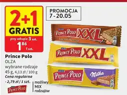 Intermarche Baton Prince Polo XXL Olza wybrane rodzaje oferta