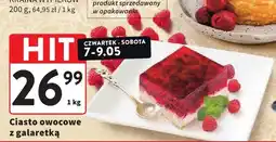 Intermarche Ciasto owocowe z galaretką oferta