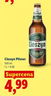 Lidl Piwo Cieszyn Pilsner oferta