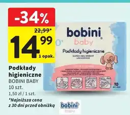 Intermarche Podkładki higieniczne Bobini Baby oferta