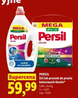 Lidl Proszek do prania kolorowych tkanin Persil Color Deep Clean MEGA oferta