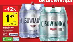 Intermarche Woda mineralna Cisowianka niegazowana oferta
