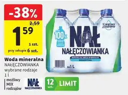 Intermarche Woda mineralna Nałęczowianka oferta