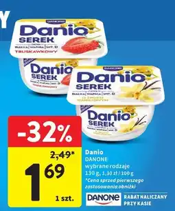 Intermarche Serek Danio waniliowy Danone oferta