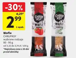 Intermarche Wafle Chrupasy wybrane rodzaje oferta