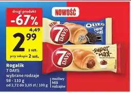 Intermarche Rogalik 7 Days wybrane rodzaje oferta