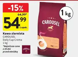 Intermarche Kawa ziarnista Carousel Daily Cup Crema oferta