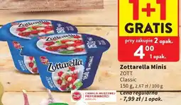 Intermarche Zottarella Minis Classic Zott oferta