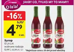 Intermarche Syrop O la la! wiśnia oferta