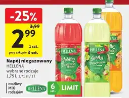 Intermarche Napój niegazowany Hellena jabłko truskawka i malina oferta