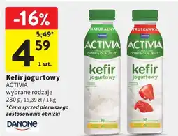 Intermarche Kefir jogurtowy Activia truskawkowy oferta