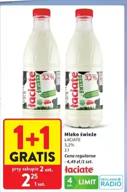 Intermarche Mleko świeże Łaciate 3,2% oferta